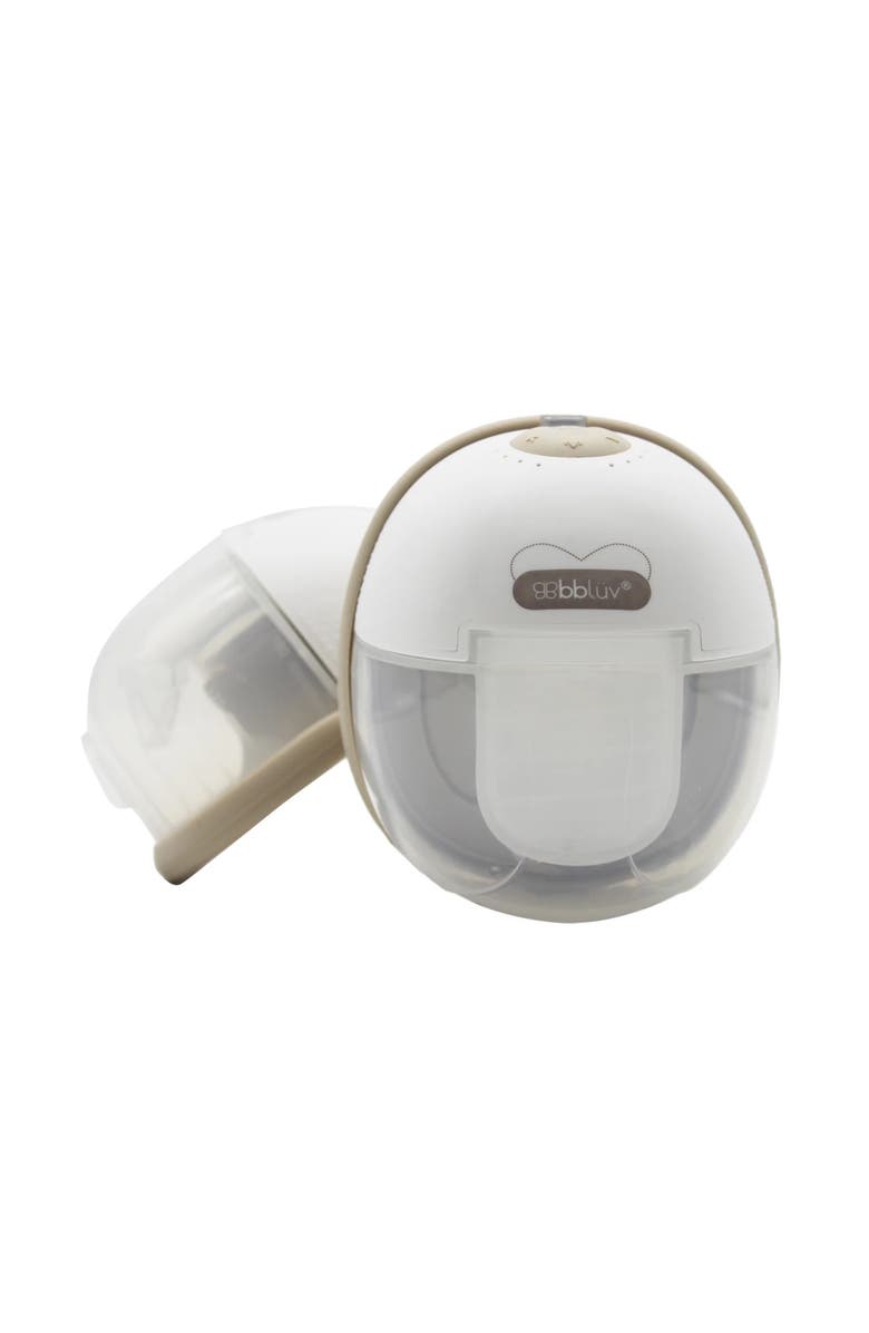 bbluv Mumflow - 2-in-1 Portable Double Heated Breast Pump, Main, color, Grey
