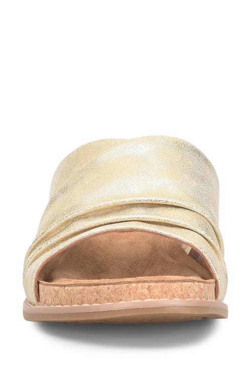 Eurosoft Elesha Slide Sandal In Gold