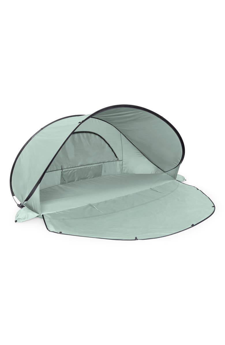Picnic Time Manta Portable Beach Tent, Main, color, Light Green