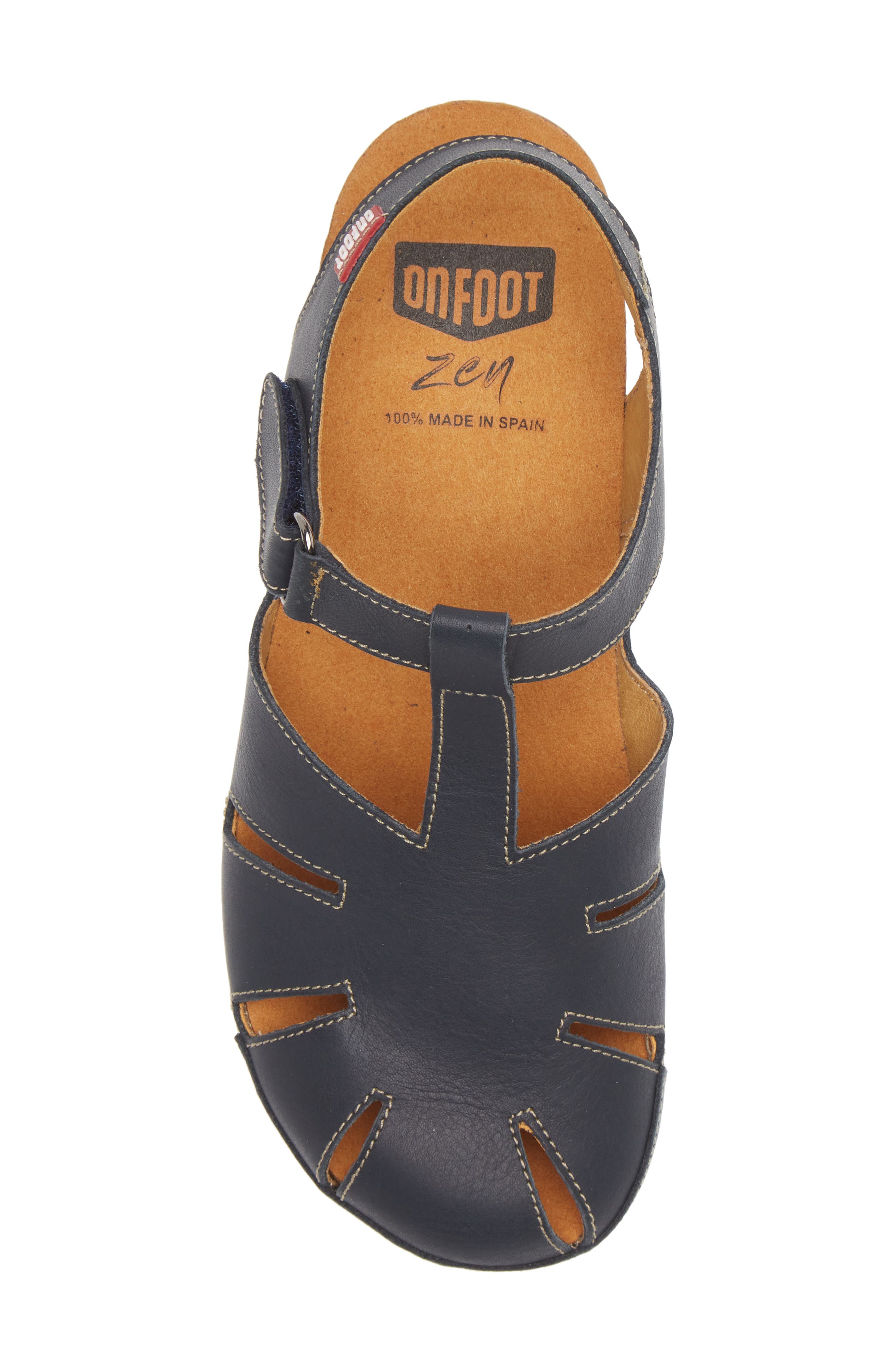 On Foot 202 Sandal, Alternate, color, Navy Leather