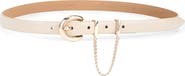 Ettika Chain Buckle Leather Belt