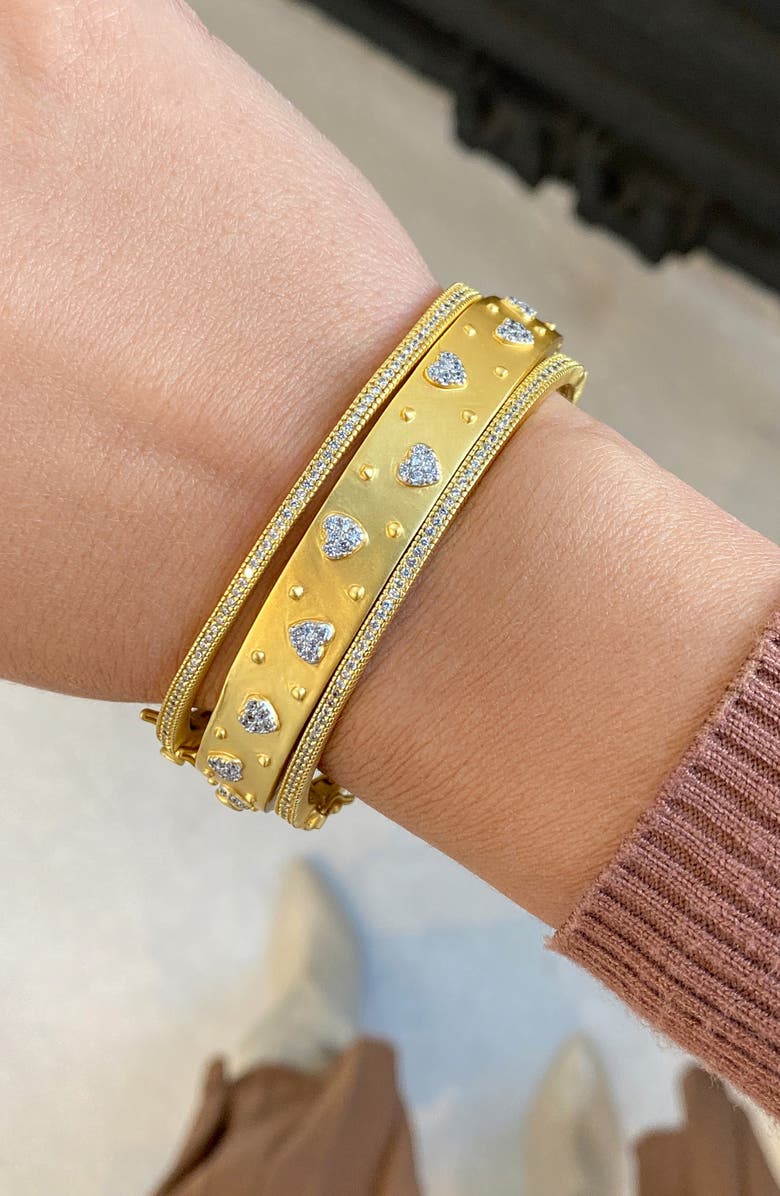 FREIDA ROTHMAN From the Heart Bangle Bracelet, Alternate, color, 