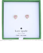 Kate Spade New York Pavé Heart Stud Earrings