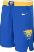 Nike Men's Nike Royal Pitt Panthers Team Logo Replica Basketball Shorts