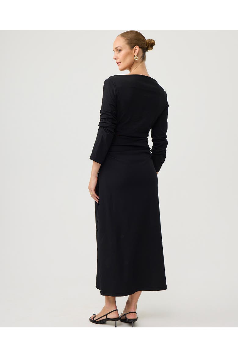 Aura Dress, Alternate, color, Black