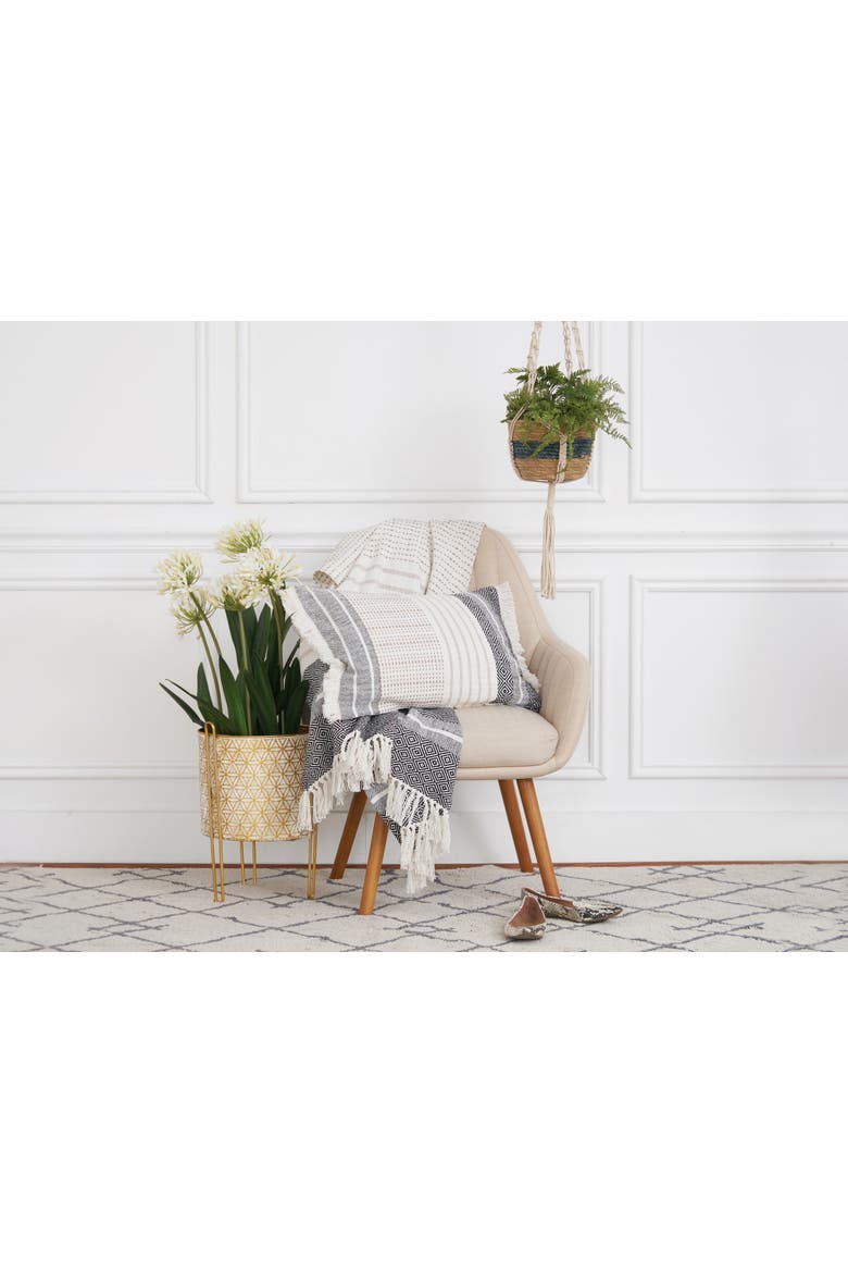 Berkley Accent Pillows, Alternate, color, Black