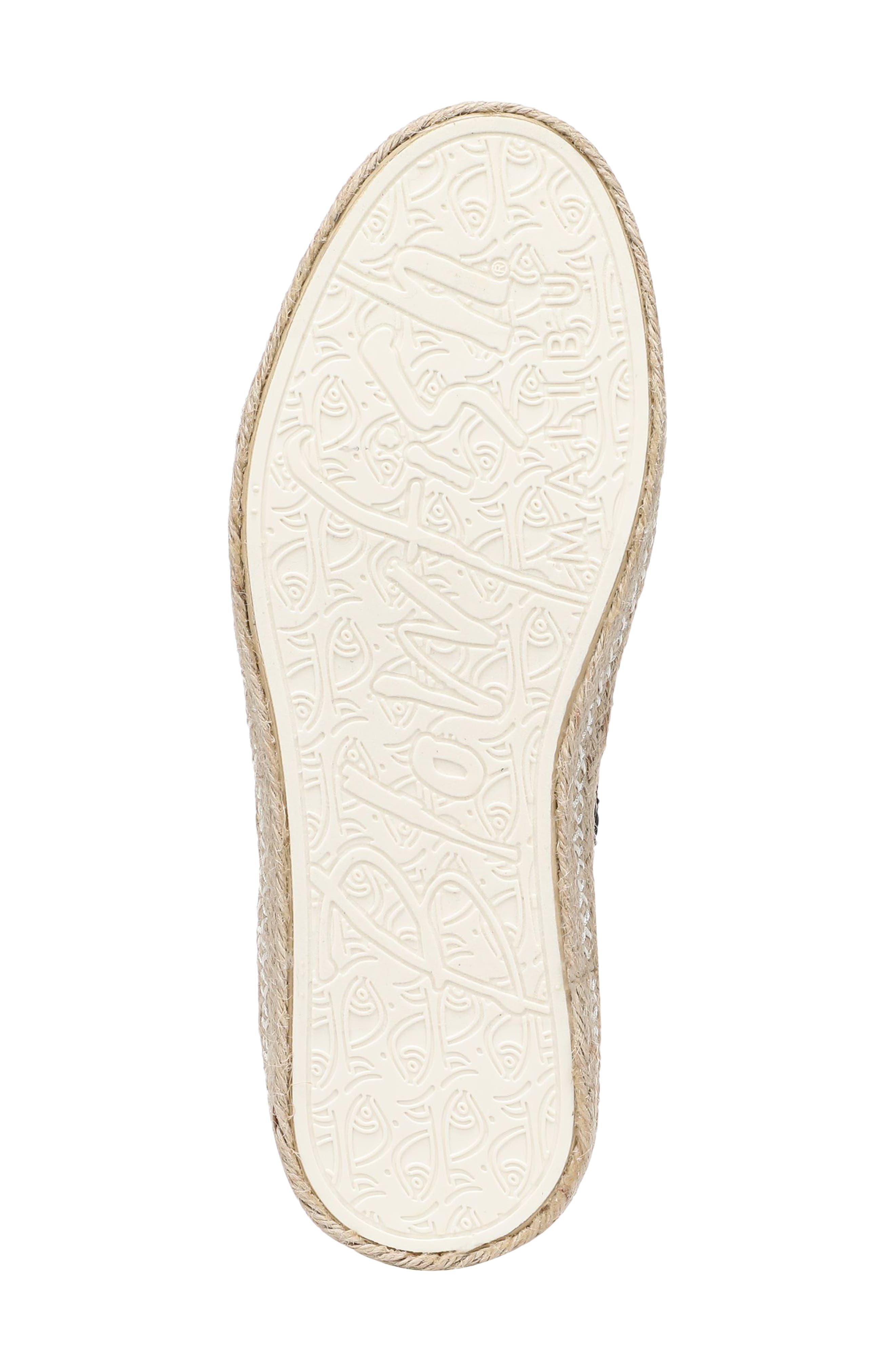 Blowfish Malibu Benita Sole Espadrille Flat, Alternate, color, Black Woven Fabric