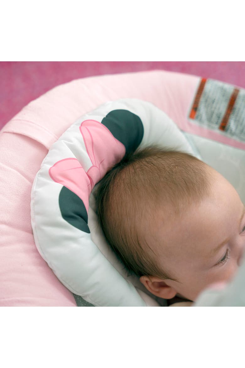 Disney Baby Minnie Mouse Rosy Skies Pink Baby Bouncer Infant Seat, Alternate, color, PINK