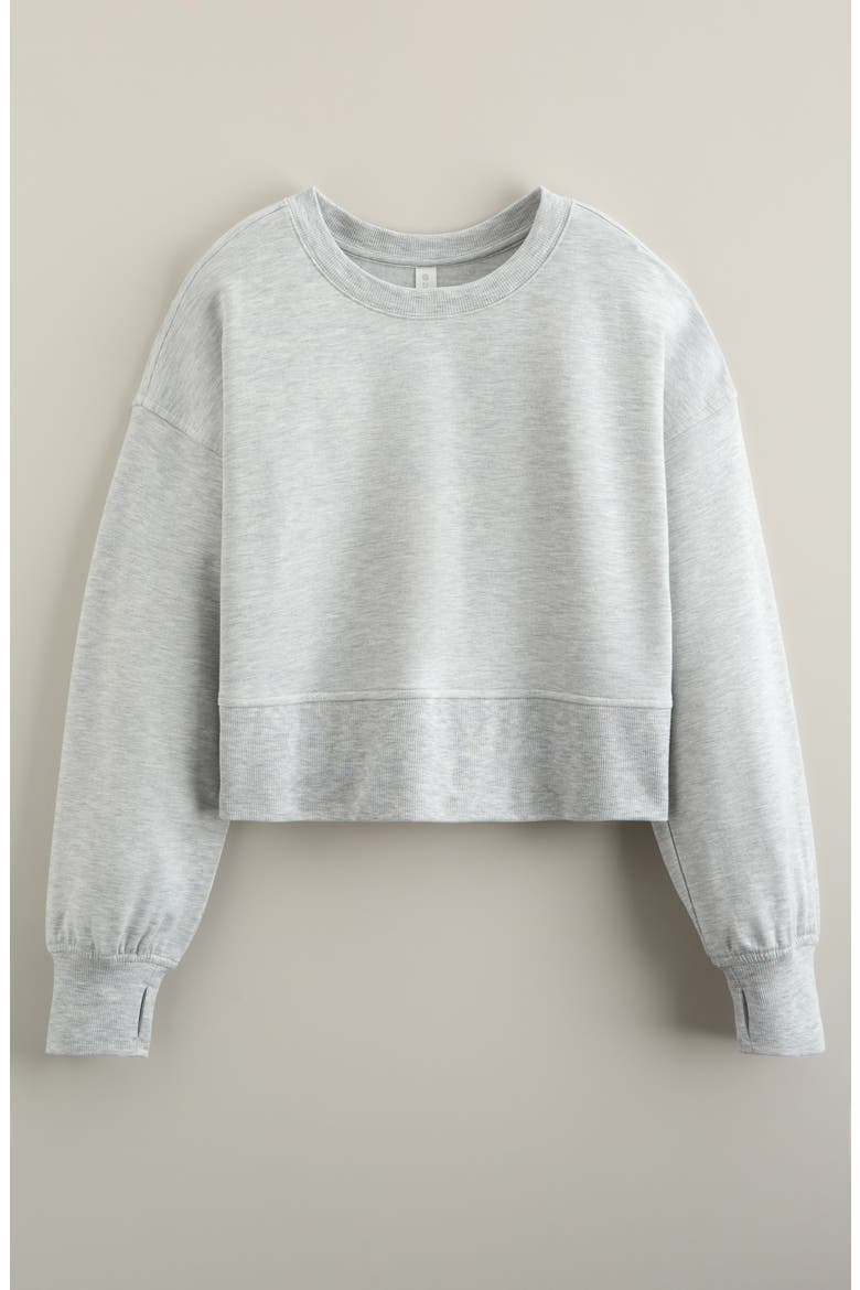 Kids' Low Key Sweatshirt, Main, color, GREY LIGHT HEATHER