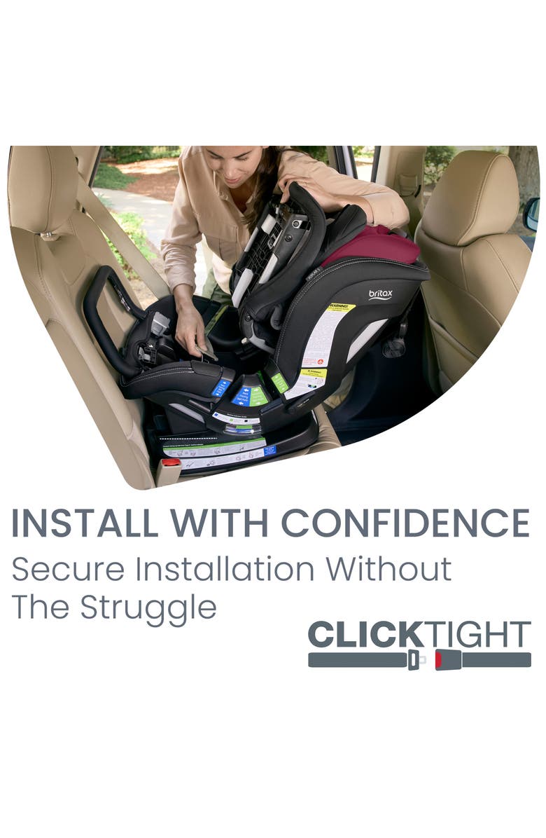 Britax Poplar<sup>®</sup> S Convertible Car Seat, Alternate, color, Ruby Onyx