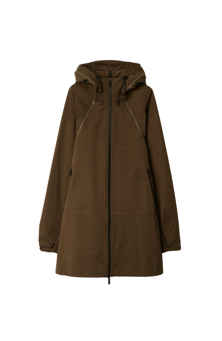 Burberry Nylon Cotton Parka, Alternate, color, 