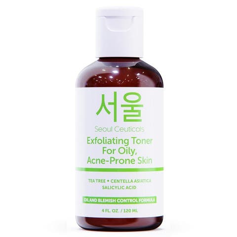Korean Skincare Exfoliating Toner for Oily, Acne-Prone Skin