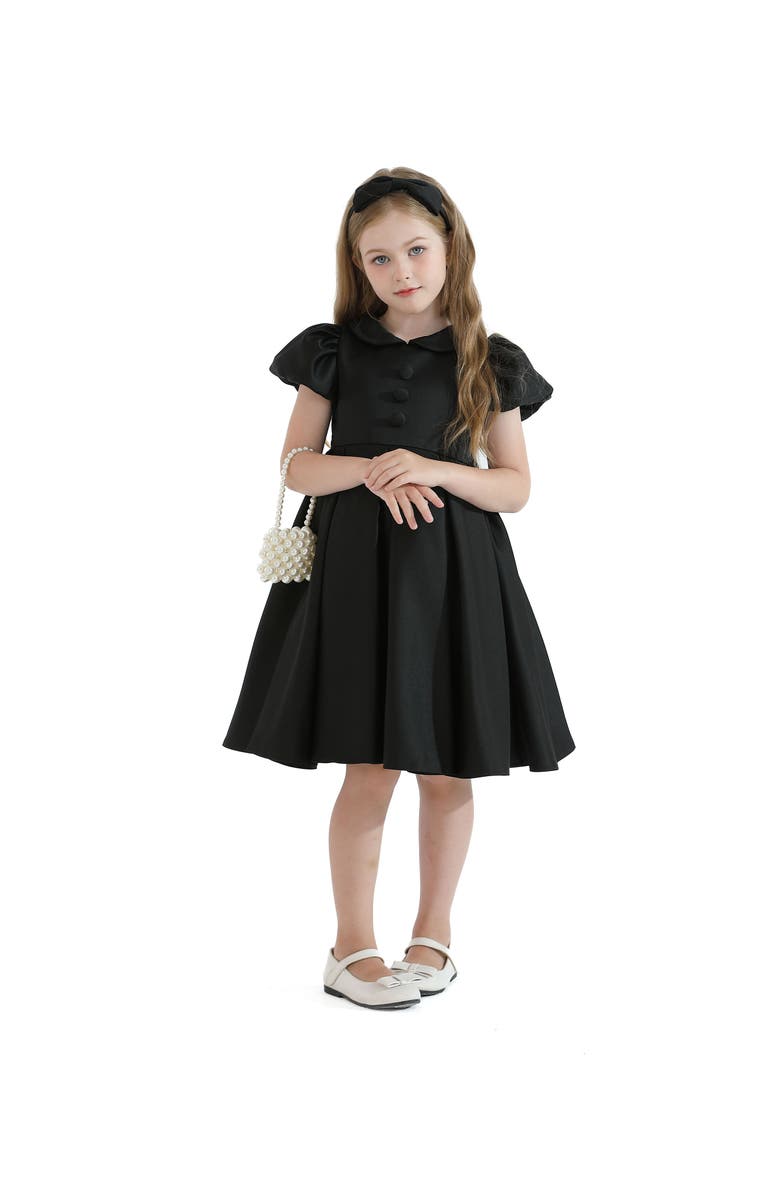 Tulleen Barrymore Dress, Alternate, color, Black