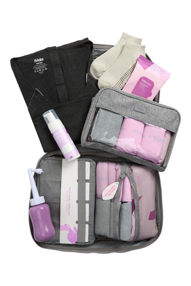 Fridamom Motherload(ed) Hospital Bag Kit, Alternate, color, GREY