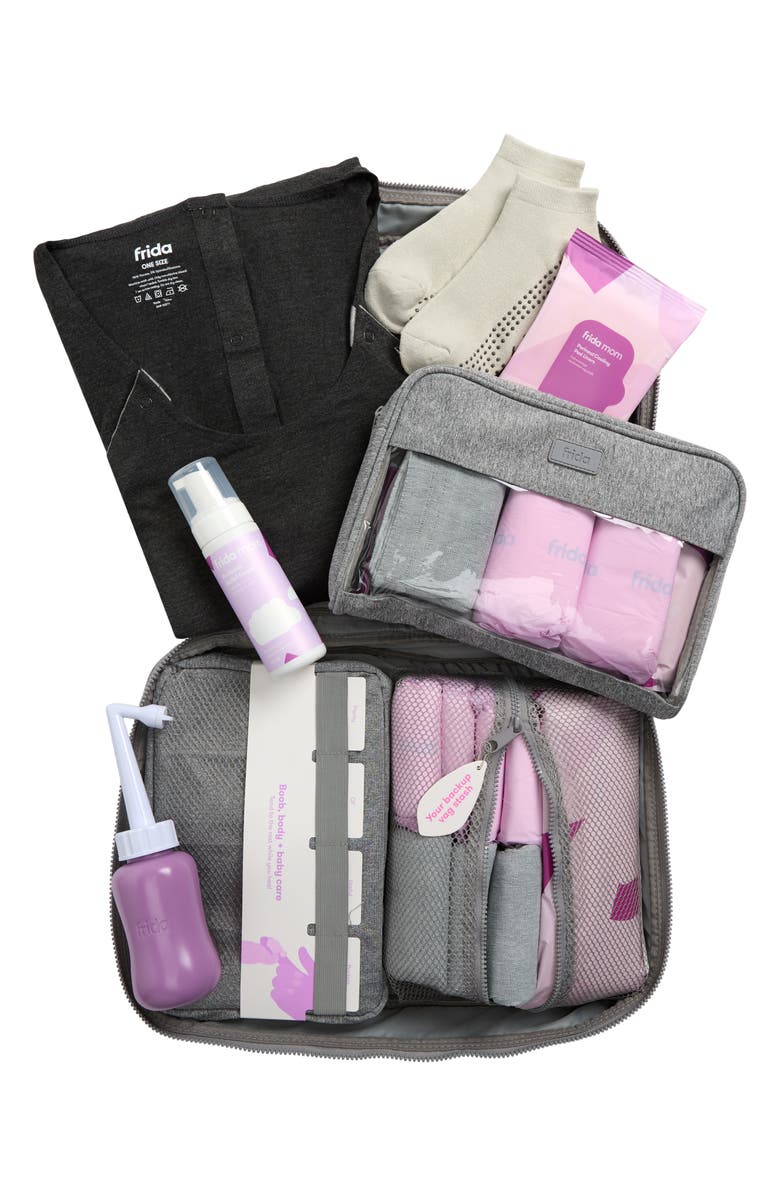 Fridababy Fridamom Motherload(ed) Hospital Bag Kit, Alternate, color, Grey