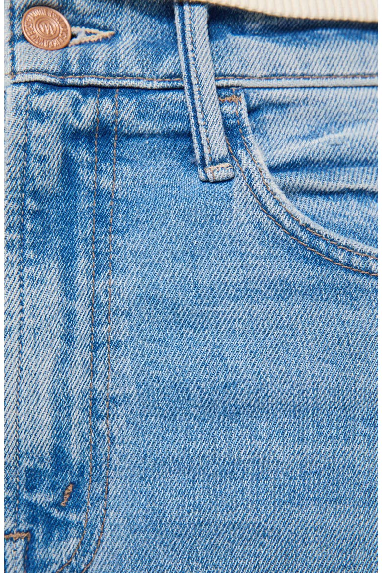 The Hustler Roller High Waist Wide Leg Jeans, Alternate, color, SADDLE UP