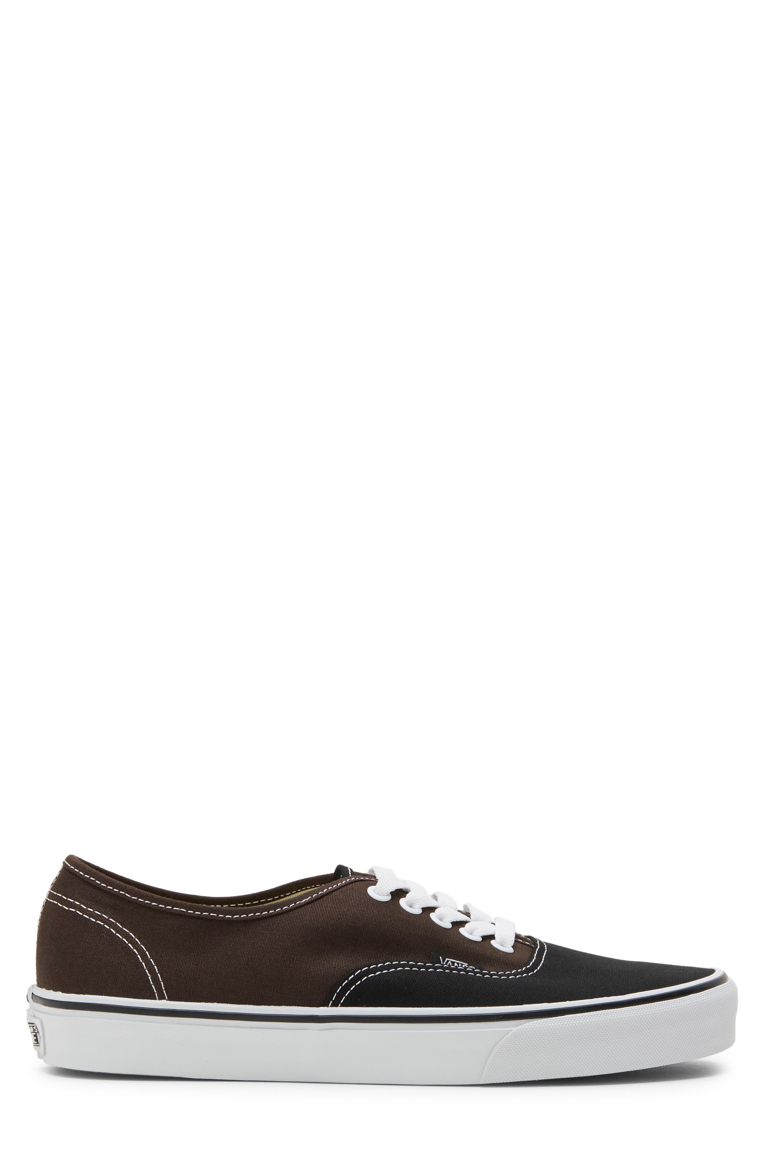 Authentic Sneaker, Alternate, color, BLACK/ BROWN