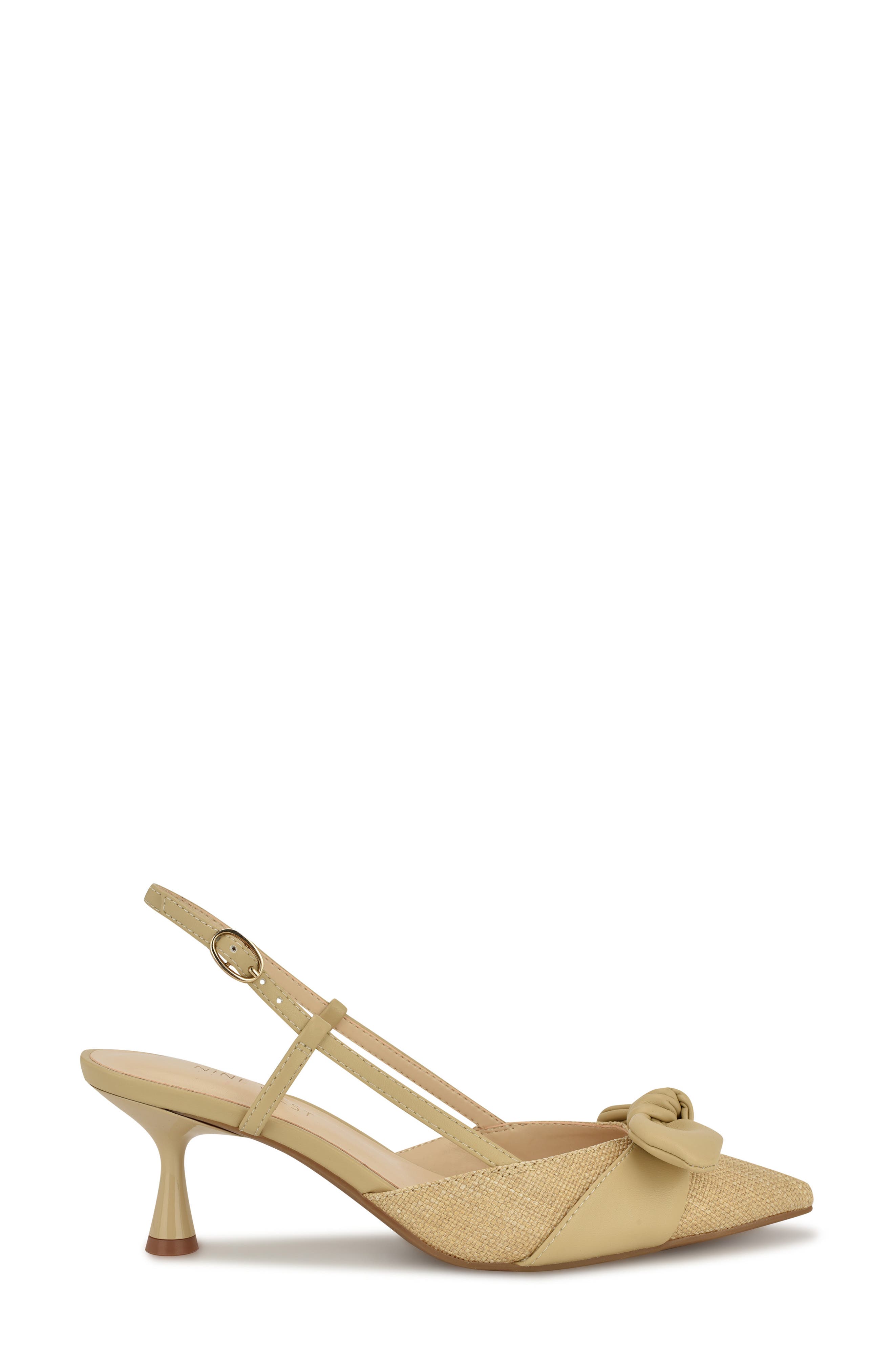 Nine West Reaba Slingback Sandal, Alternate, color, Light Natural