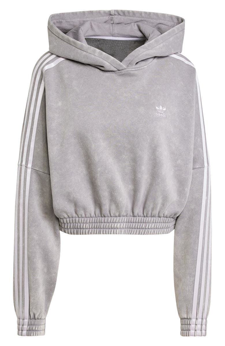 adidas Washed Cropped Hoodie, Alternate, color, 