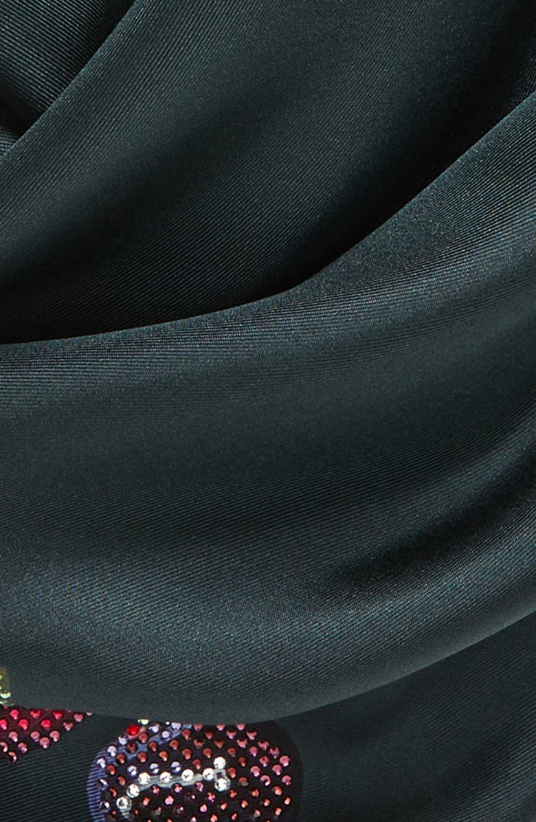 Burberry Cherry Print Square Silk Scarf, Alternate, color,