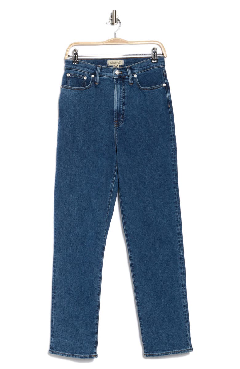Madewell High Waist Straight Leg Jeans, Alternate, color, 