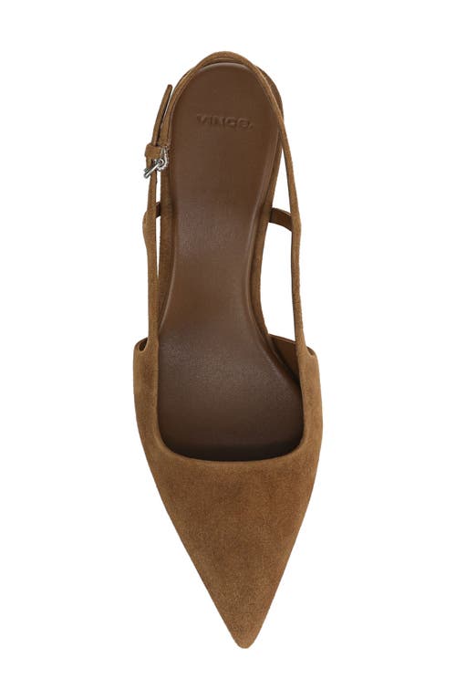 Vince Bianca Slingback Pointed Toe Pump