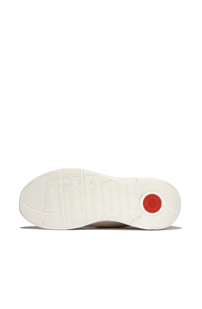 FitFlop Super-Q Knit Slip-On Laced Sneakers, Alternate, color, Stone Beige/Platino