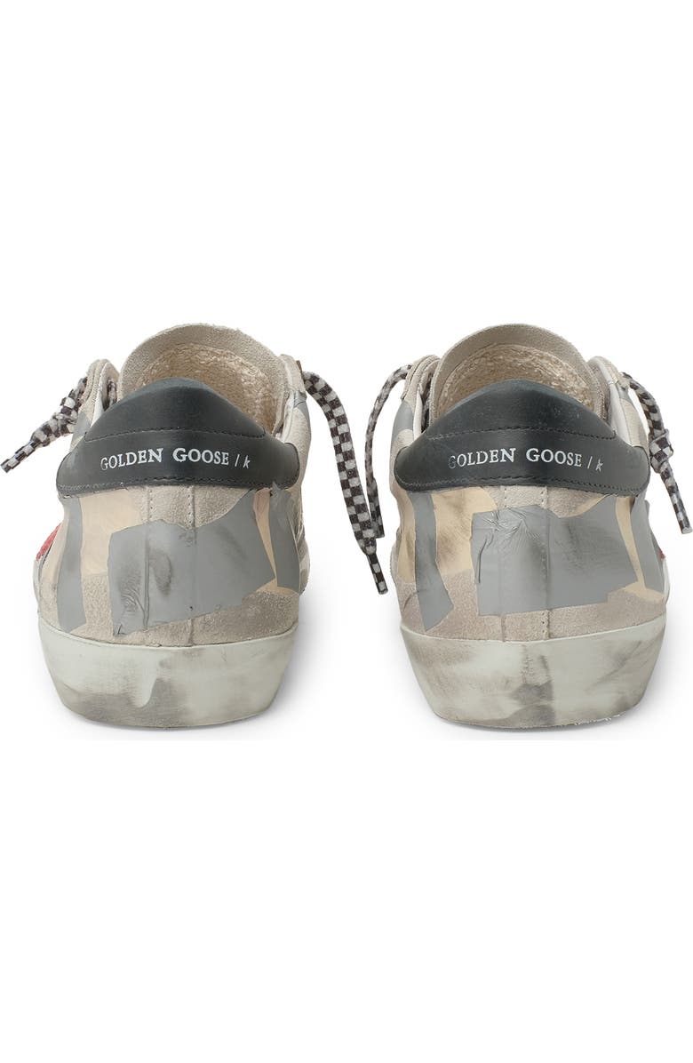 Golden Goose Super-Star Patched Low Top Sneaker, Alternate, color,