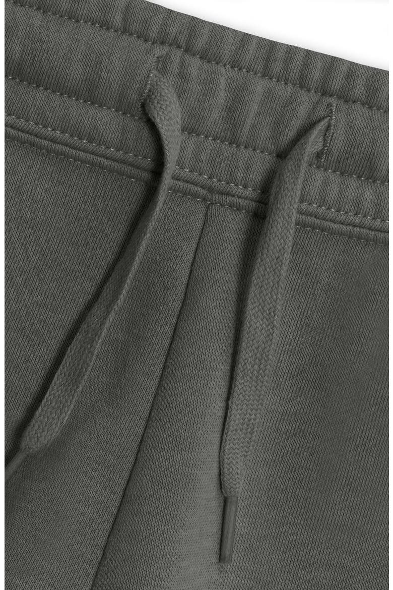 Womens Butterfly Midweight Washed Fleece Shorts, Alternate, color, Shadow