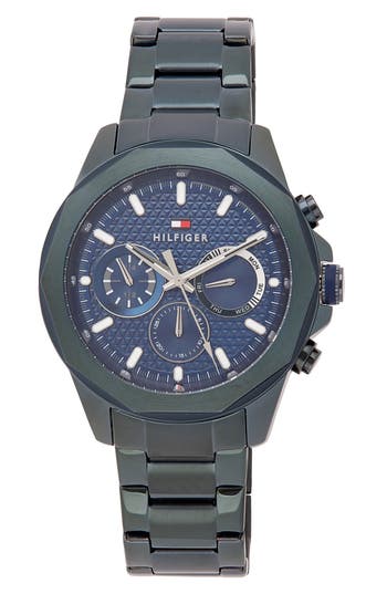 Tommy Hilfiger Lars Quartz Multifunction Bracelet Watch, 46mm In Green