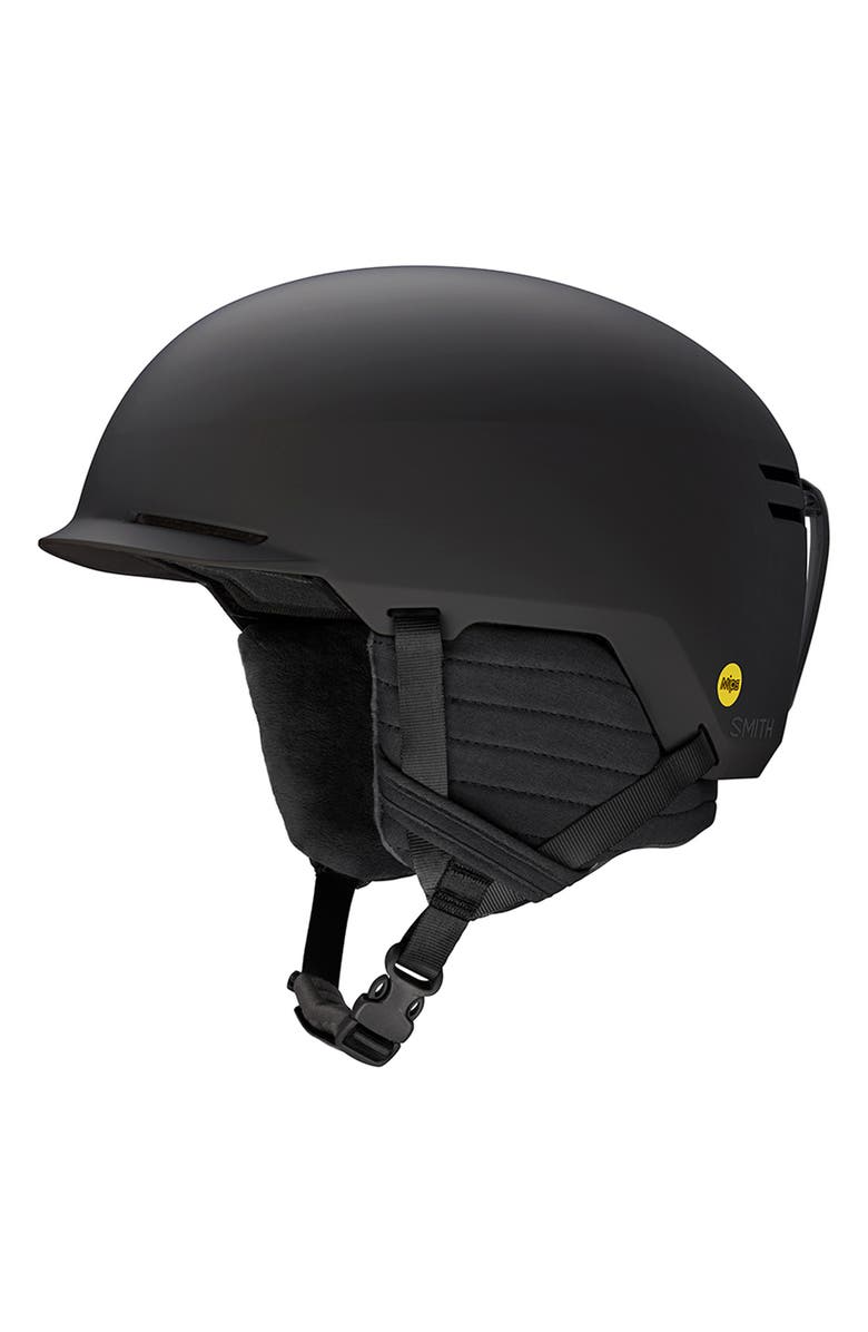 Smith Scout Round Contour Snow Helmet, Main, color, Matte Black