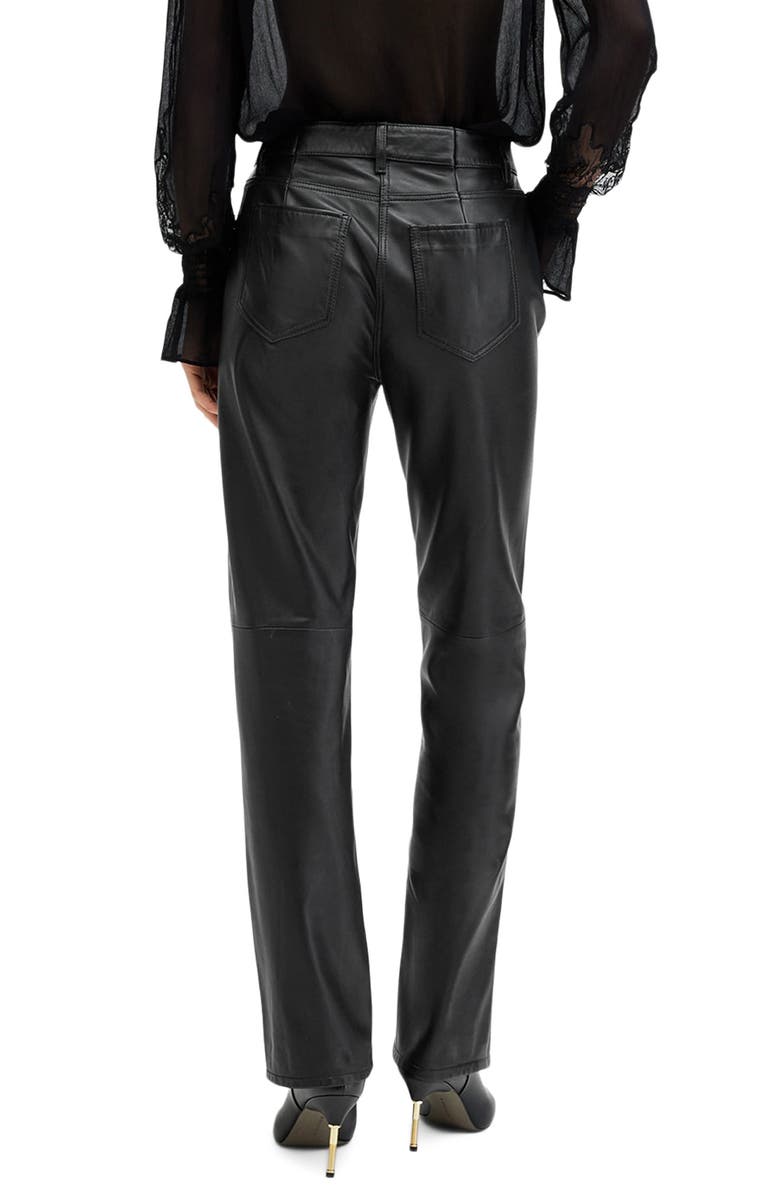 AllSaints Saige Leather Pants, Alternate, color, 