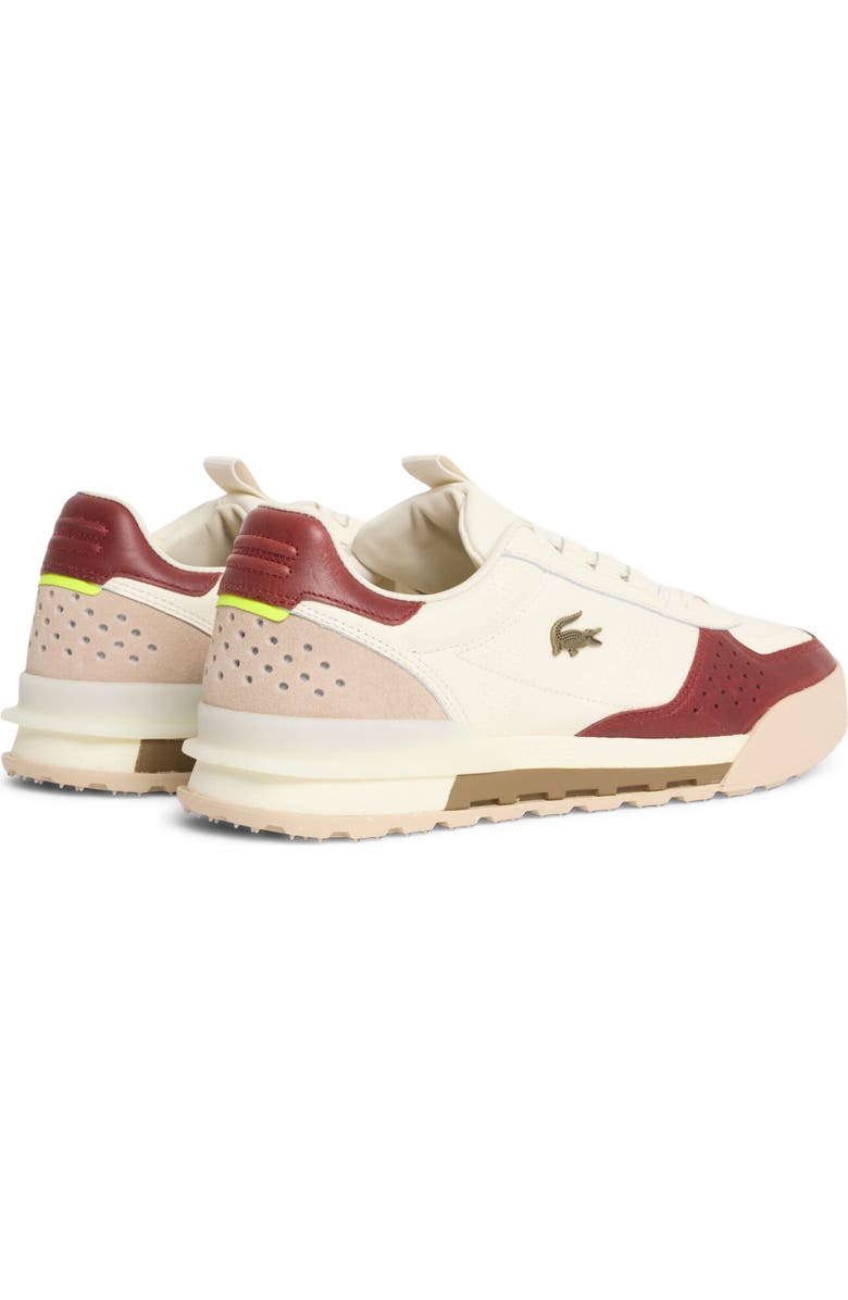 Lacoste Slam Break Court Sneaker, Alternate, color, Off White/ Orange