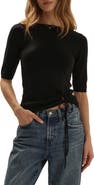 Favorite Daughter Side Eye Wool Top