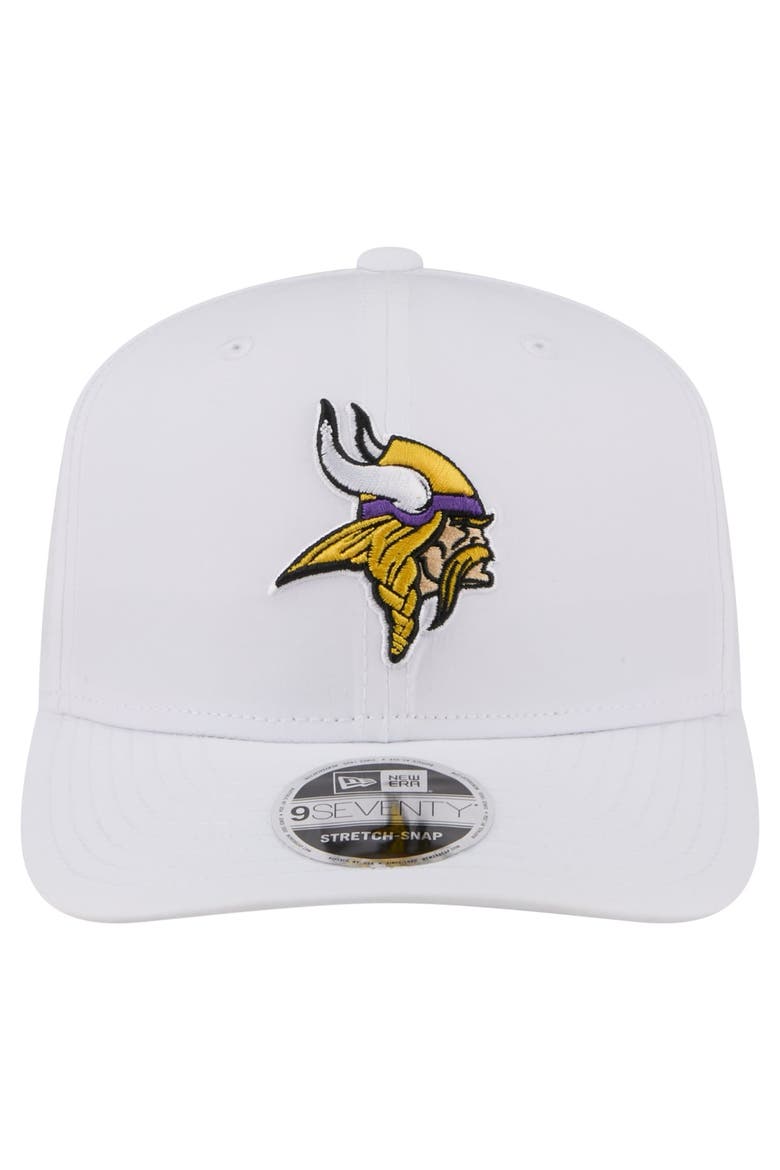 Men's New Era White Minnesota Vikings Name Plate 9SEVENTY Adjustable Hat, Alternate, color, White