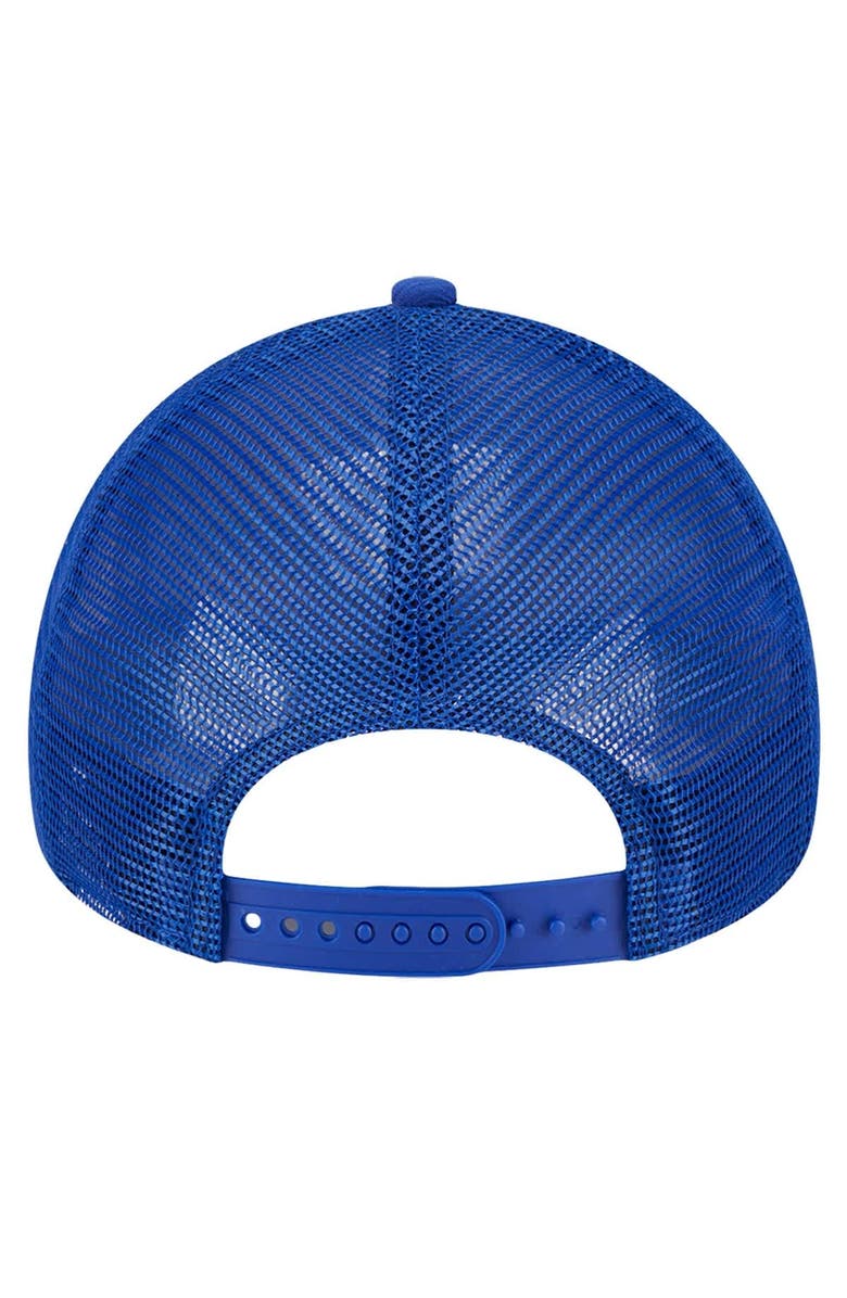 New Era Men's New Era Royal/Gold Golden State Warriors Tip Off A-Frame Trucker 9FORTY Adjustable Hat, Alternate, color, Royal