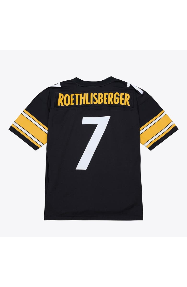 Mitchell & Ness Men's Mitchell & Ness Ben Roethlisberger Black Pittsburgh Steelers 2001 Legacy Throwback Replica Jersey, Alternate, color, Black