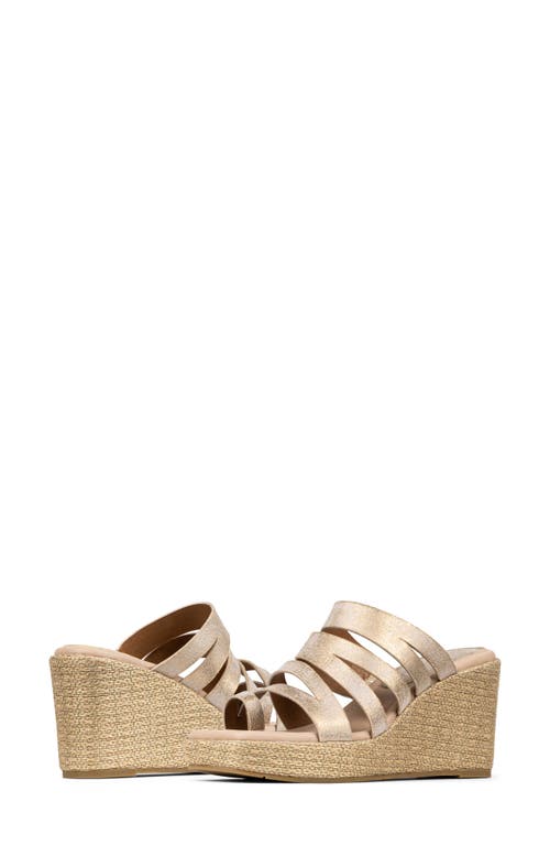 DONALD PLINER DONALD PLINER ANNAMARIA PLATFORM WEDGE SLIDE SANDAL 