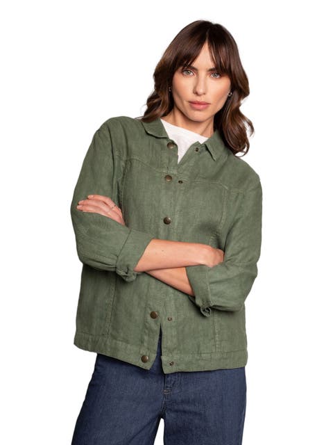 Linen Western Jacket