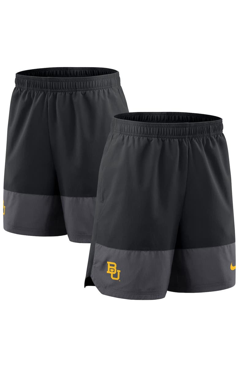Nike Men's Nike Black Baylor Bears 2025 Sideline Performance Shorts, Alternate, color, Black