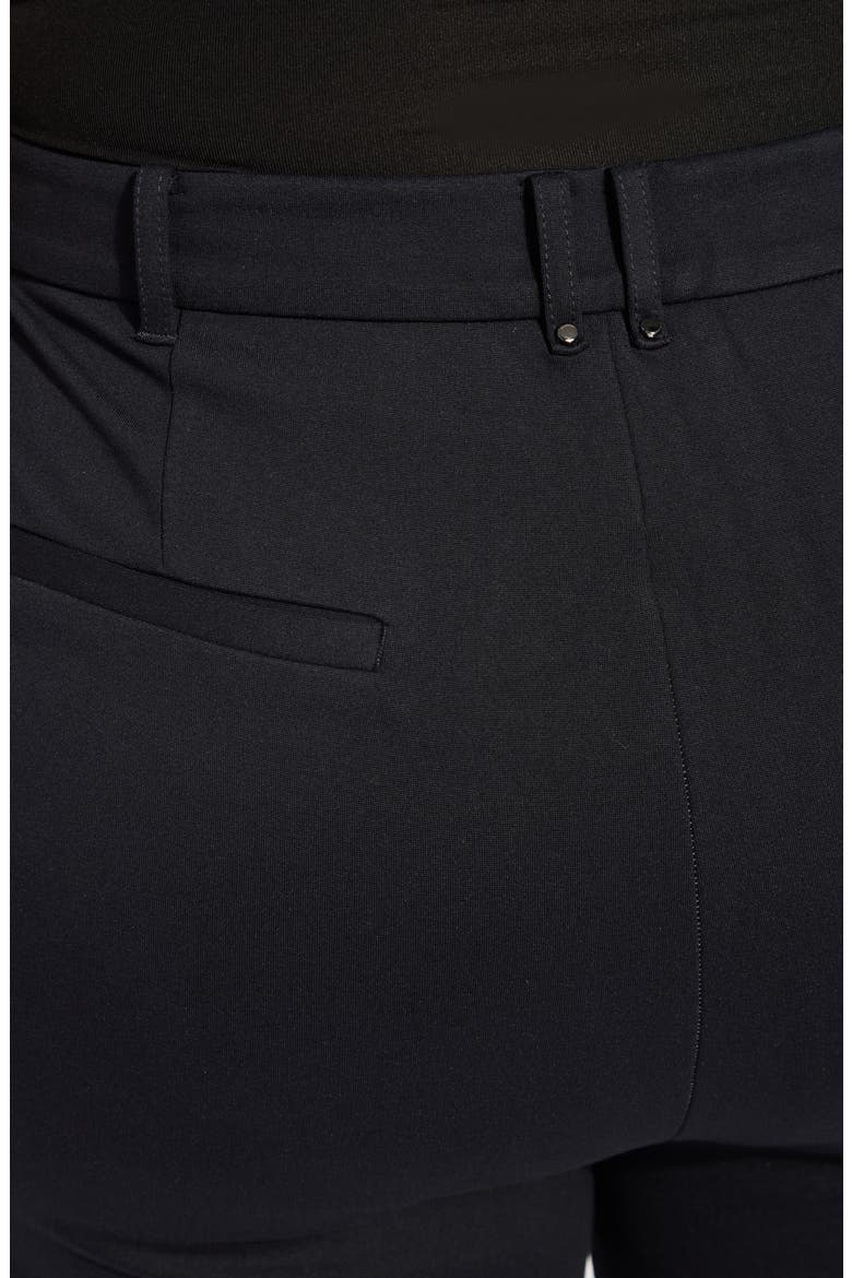 Nadia High Waist Wide Leg Ponte Trousers, Alternate, color, MIDNIGHT
