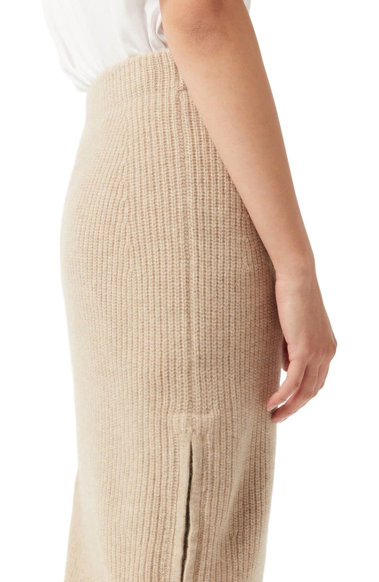 GOBI Mongolian Cashmere Cashmere Skirt with Zip, Alternate, color, 