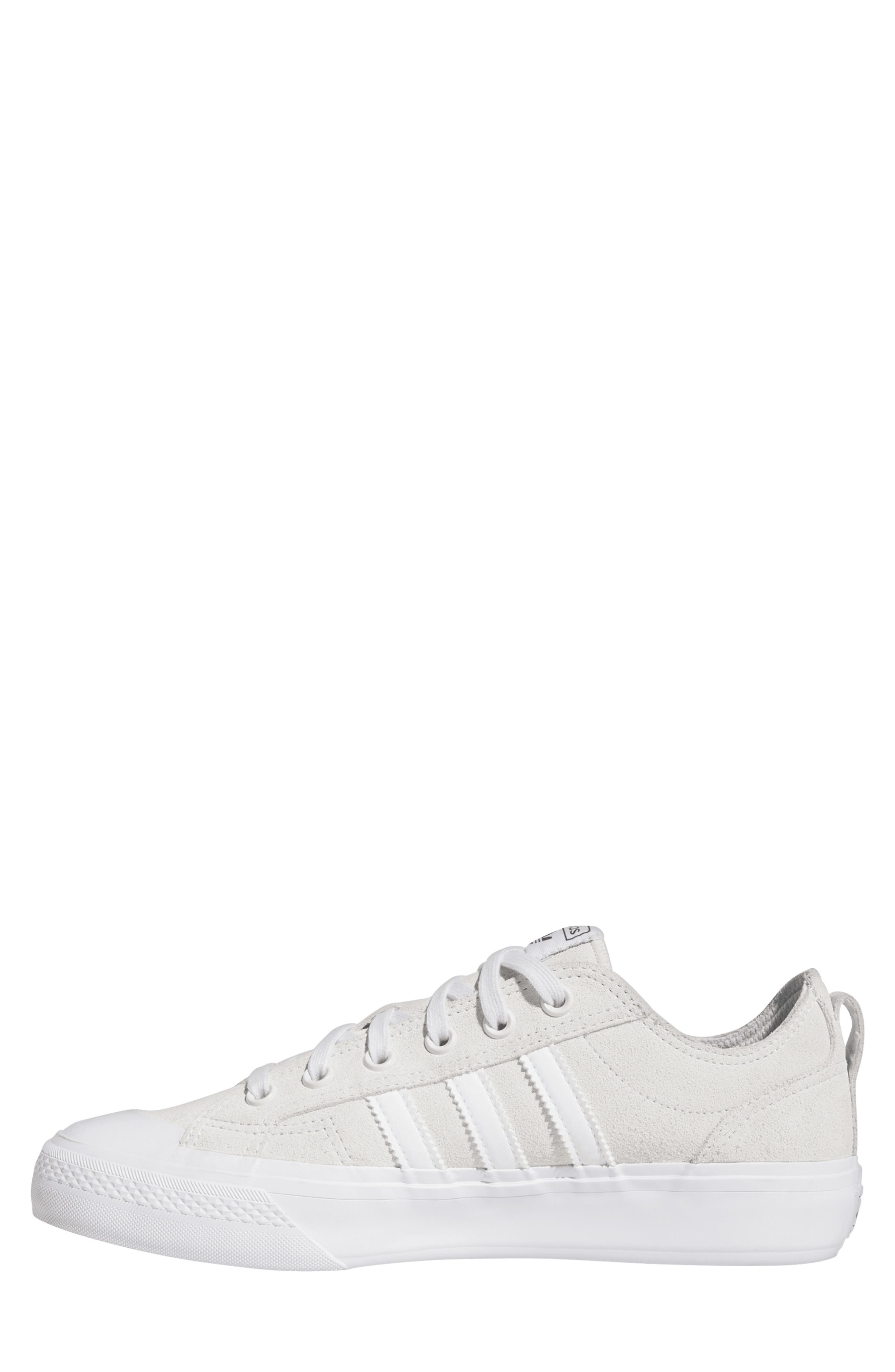 adidas Nizza ADV Low Top Sneaker, Alternate, color, Crystal White/ White
