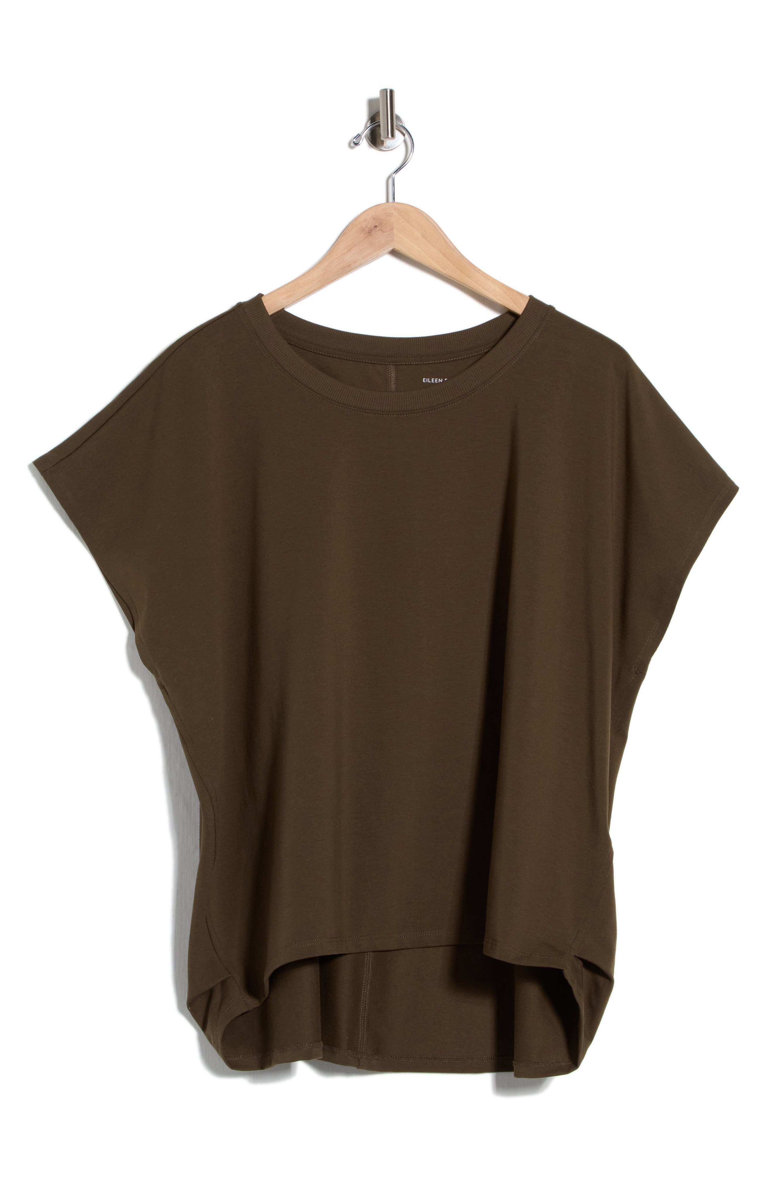 Eileen Fisher Crewneck Short Sleeve Box Top