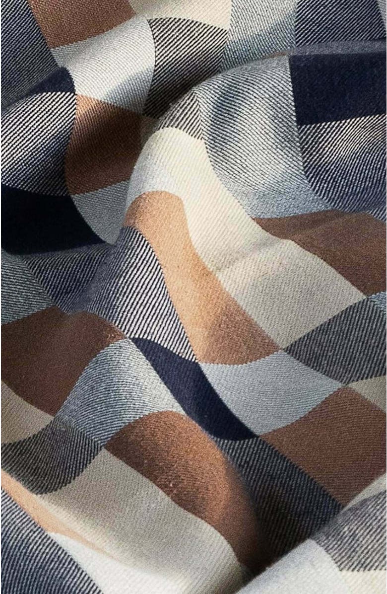 Mungo Doublecloth Blanket, Alternate, color, Seven Seas