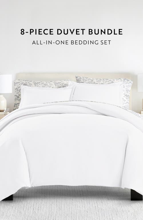 Homespun Bundle Duvet Set In White