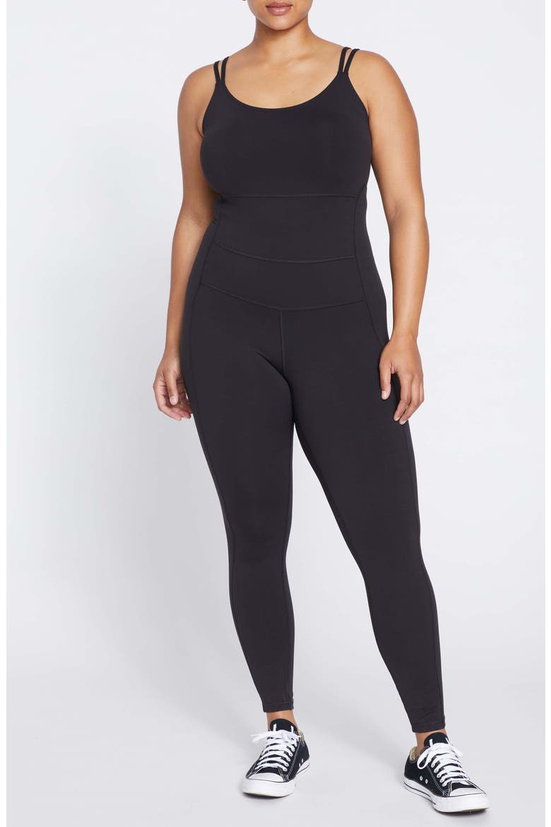 Next to Nake Jumpsuit, Main, color, BLACK