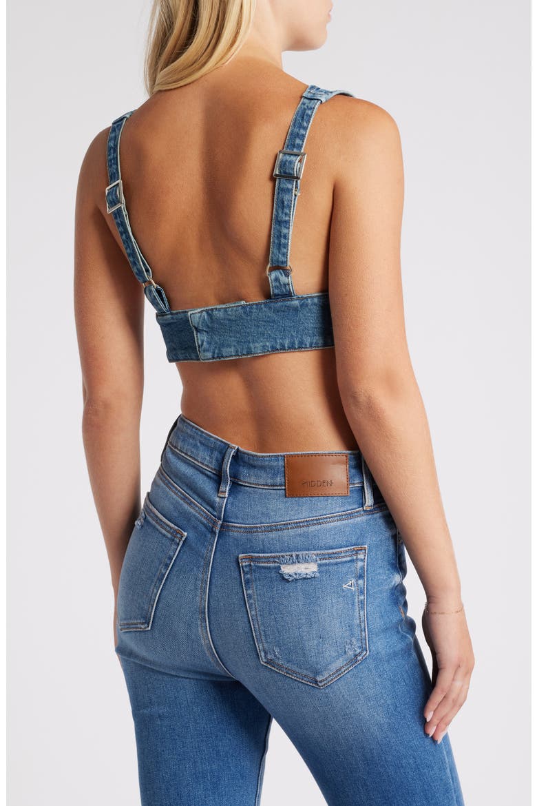 Denim Bralette, Alternate, color, INDIGO599