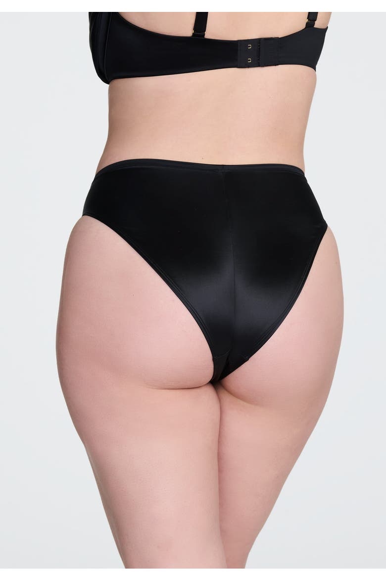 The Highwaist Satin, Alternate, color, BLACK