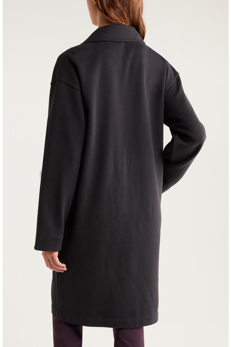 Cloud Fleece Longline Blazer, Alternate, color, BLACK